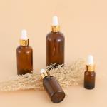 Cylinder 100ml Essential Oil Dropper Bottles UV Coating