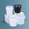 Buy cheap Food Packaging 4L Plastic Paint Bucket with Lid and Handle Acceptable Customer's Logo from wholesalers