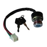 Dirt Bike 6 Wire Ignition Switch , Black Color Go Kart Ignition Switch