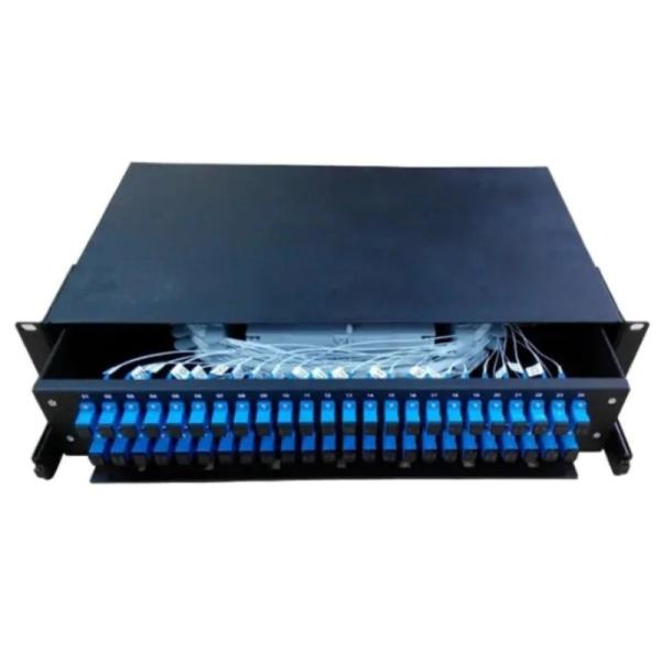 Buy cheap Black 19 Inch Rack Mount Slide Rail Drawer for ODF FTTx Telecom Fiber Optic Patch Panel from wholesalers