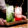 Buy cheap 500ml Transparent Custom Drinking Cups Juice Glass Mug For Beer Beverage from wholesalers