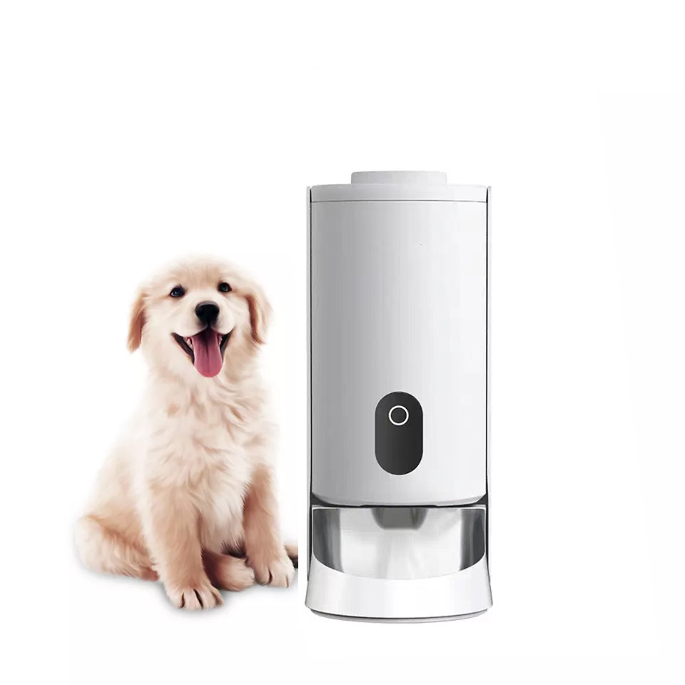 Automatic Pet Feeder Dispenser for Dogs and Cats Product Size 370*163*370 mm Time Setting