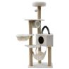 Buy cheap 7cm / 8cm Wood Cat Tree Tower Fleece Cloth For Large Cats from wholesalers
