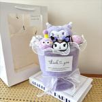 Cartoon Plush Doll Flower Bouquet Variety of Dolls Perfect Gift Set for Kids