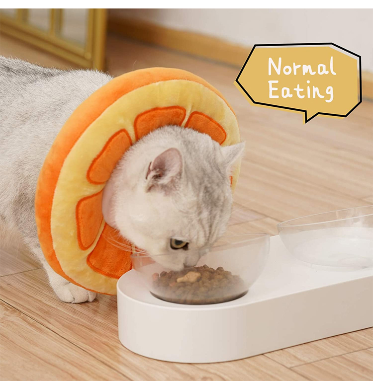 Cat Cone Recovery Collar After Surgery Soft Cat Recovery Collar With PP Cotton Filling