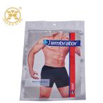 Matte Aluminum Foil Plastic Garment Packaging Bag For Underwear Stand Up