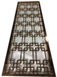 Arabic design laser cut stainless steel screen partition with PVD bronze color