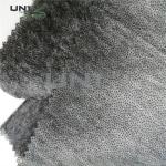 Silicon Strong Fusible Non Woven Interlining Black For Fused Fabric