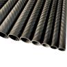 Buy cheap Super Light & High Stiffness 30mm - 27mm Roll Wrapped Carbon Fibre Tube from wholesalers