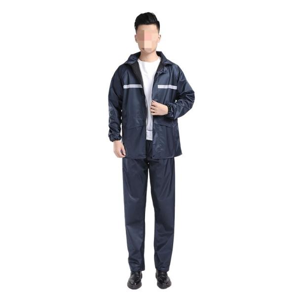 PU Coating Military Raincoat Poncho Windproof For Men And Women Full Body