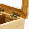 Buy cheap customized bamboo wooden tea chest boxes tea storage container from wholesalers