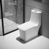Buy cheap Round One Piece Toilets , S trap 300/400mm 1 Piece Water Closet from wholesalers