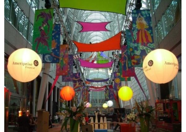 Buy cheap Pole Mounted Inflatable Balloon Light 4m With Tripod Stand For Eent Gatherings from wholesalers