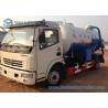 Buy cheap Dongfeng Q235 Carbon Steel Tank Sewage Suction Tanker Truck 4X2 from wholesalers