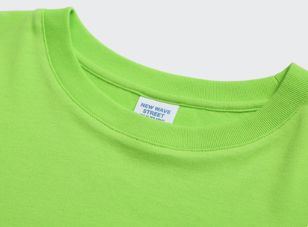 100% Cotton Plain Crew Neck Sweatshirt Ladies Crop Sweatshirts
