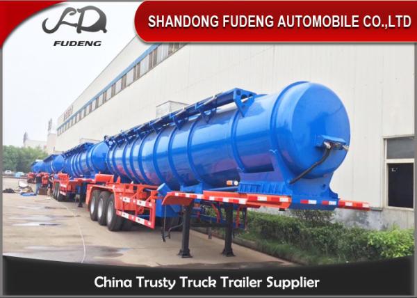 2 / 3 Axles sulfuric acid storage fuel tanker semi trailer with 20000 liters