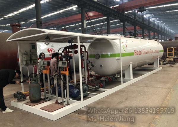 Buy cheap Anti Explosive 20000L 10T Carbon Steel LPG Refilling Station from wholesalers