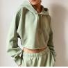 Buy cheap Blank Casual 100% Cotton Oversized Sweatshirt Crop Top Hoodies from wholesalers