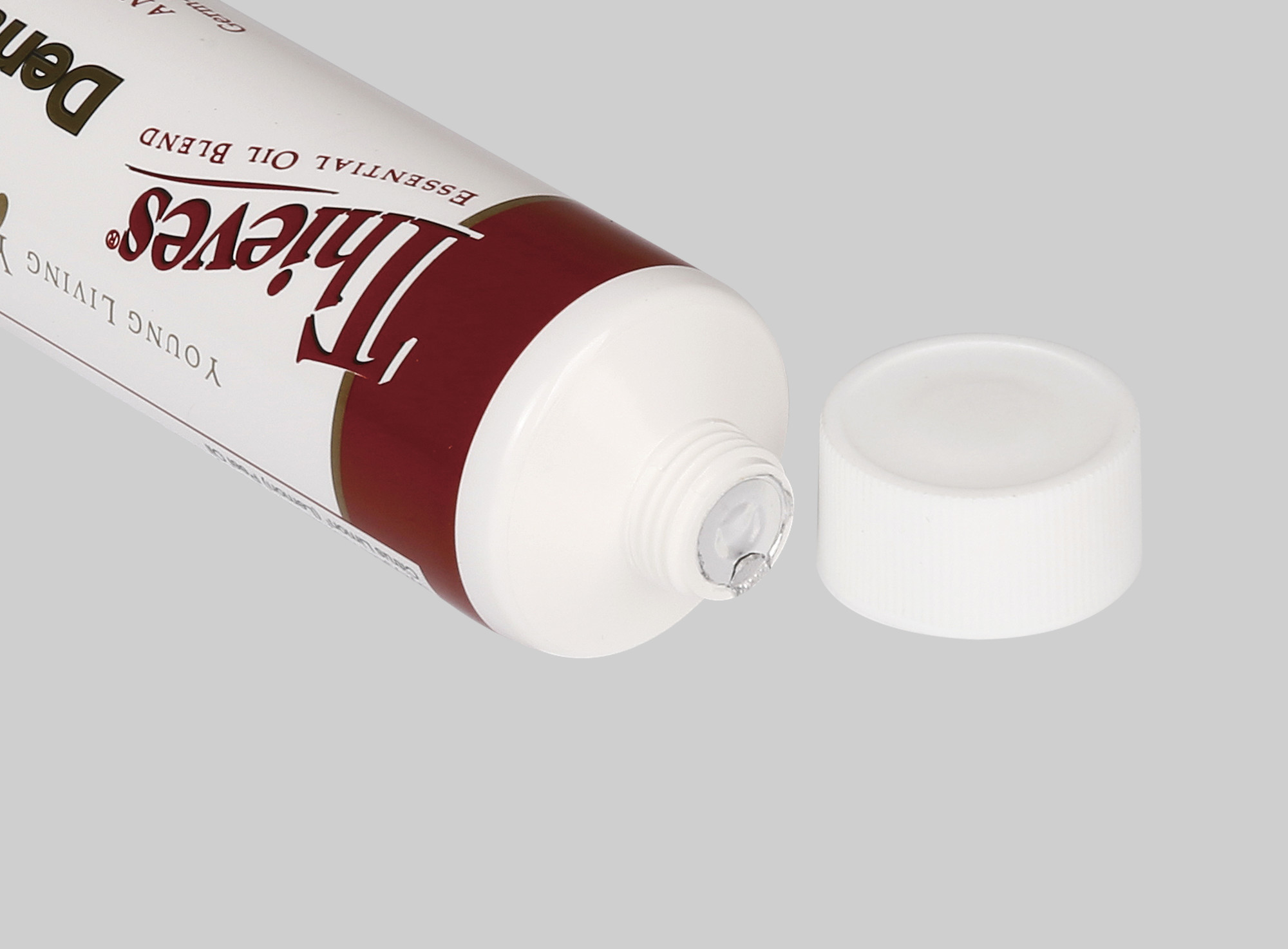 D35mm 35-110ml Custom Cosmetic Tubes Empty Plastic Hand Cream Squeeze With Vertical Stripe Screw On Cap