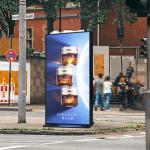 3500Nits Ip65 Waterproof Digital Signage Outdoor Displays 4K Floor Standing