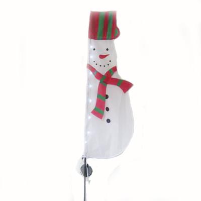 Buy cheap Christmas Solar LED Garden Flag Snowman from wholesalers