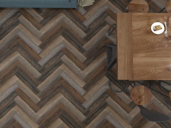 Buy cheap Termite Proof Herringbone SPC Floor Click Lock SPC Click Flooring 4.5mm from wholesalers