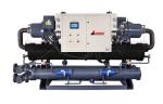 Large Capacity Industrial Water Cooled Screw Chiller With Double Compressors