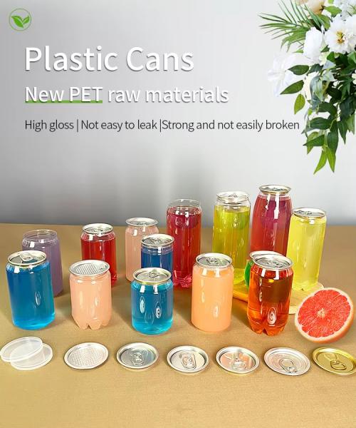 Buy cheap Wholesale 250ml 350ml 500ml Strong PET Plastic Bottles For Beverages With Aluminum End from wholesalers