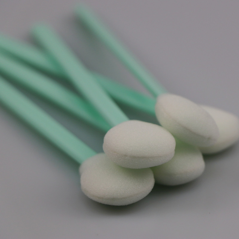 50Pcs Ink Absorbency Round Printhead Dry Foam Cleaning Swabs 5 Inch