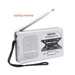 Sliver Color Mini Pocket AM FM Radio With Speaker Support OEM