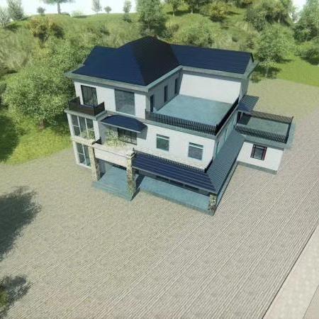 Buy cheap Permanent Construction Prefabricated Luxury Villa Lgs Light Gauge Steel Prefab Houses With Eu Certification/En Standard from wholesalers