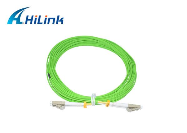 Quality Patch Cord LC UPC Duplex 2.0mm WDM Fiber Optic  Dual Fiber MM OM5 7M Length for sale