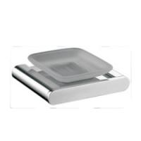 Buy cheap Soap Dish 85102-Square &Brass,Frosted glass&Chrome color & Bathroom Accessory product