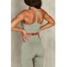 Buy cheap Oem Factory Manufacturer Custom Logo Seamless 2 Piece Yoga Set Lightweight High Waist Training Tights from wholesalers