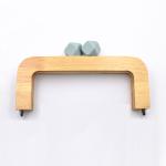 Hardness Wooden Frame Clutch Bag Antiscratch Tearproof For Wallet