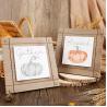 Buy cheap Thanksgiving Decorations Set of 2 Wooden Tabletop Sign Fall Autumn Pumpkin Frames Centerpieces for Home Kitchen Tiered Tray Dec from wholesalers