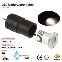 Buy cheap Outdoor Waterproof IP68 Landscape LED underwater lights 3W Poor Fountains light product