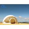 Buy cheap Luxury White Clear Geodesic Dome Tents For Resort Hotel Event Lightweight Dome Tent from wholesalers