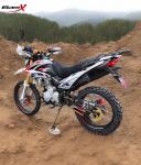 10kw 7000rpm Enduro Dual Sport Motorcycle 4 Stroke 250cc LED Light Hand