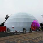 Banquet Architecture Pvdf Coated Fabric Tensile Membrane Structure Big Dome