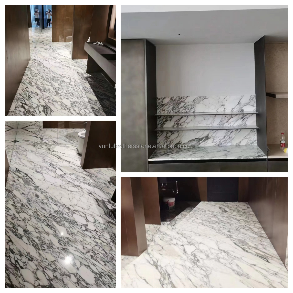 Modern Villa Design Polished White Onyx Marble Slab for Livingroom Wall and Flooring
