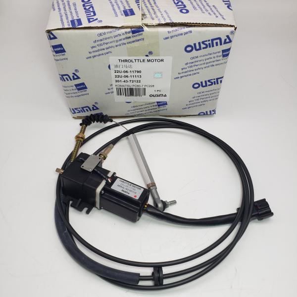 Throttle Motor 22U-06-11790 22U-06-11113 201-43-72122 For KOMATSU PC228 PC228US