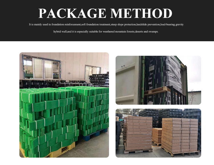 Online Technical Support HDPE Black Green Plastic Geocell for Slope Protection Ground Grid