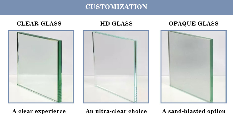 Glass Factory Wholesale Custom Small Size Transparent Glass Panel Cutting Edging