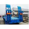 Buy cheap 4 Axle low bed semi trailer 80 ton low load trailers from wholesalers