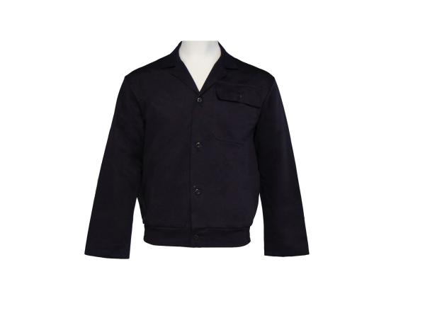 Quality Flame Retardant Twill 3/1 Lapels Front Chest Navy Work Uniform for sale