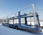 137500 to 26000*2500to2550 height 3 Axles Car Carrier Semi Trailer with Wabco