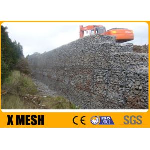 China Galfan Hexagonal Gabion Basket ASTM A974 2mm Wire Dia on sale
