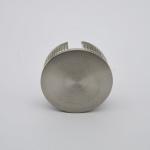 Stainless steel end cap 38.1mm for handrail tube 1-1/2", Satin finishing, SS304