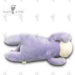 Whimsical Cartoon Stuffed Animals 56 X 37cm Purple Plush Monkey Toy